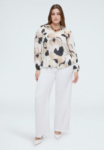 Атласная блузка