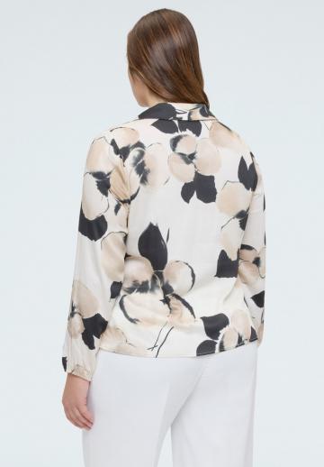 Атласная блузка