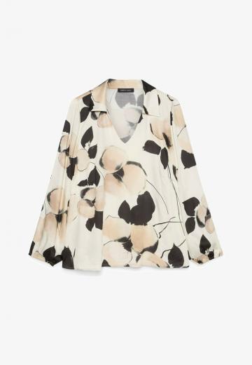 Атласная блузка