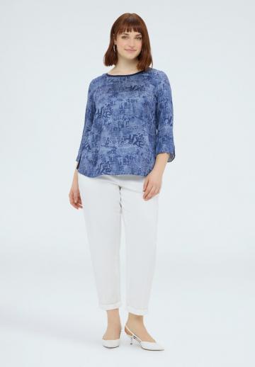 Джинсовая блузка