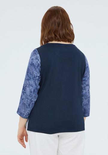 Джинсовая блузка