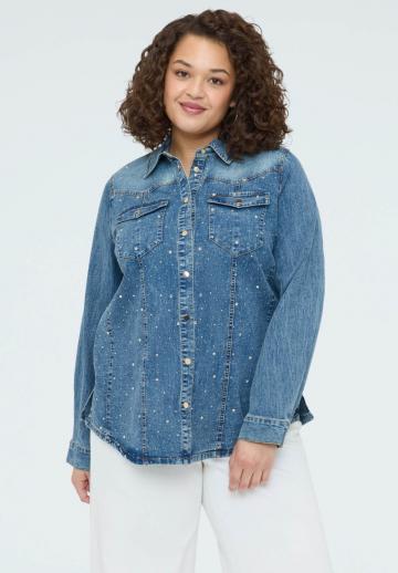 Джинсовая блузка