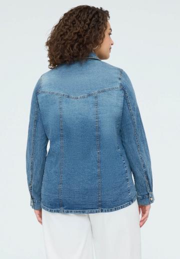 Джинсовая блузка