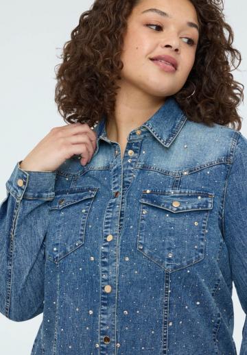 Джинсовая блузка