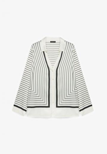 Атласная блузка