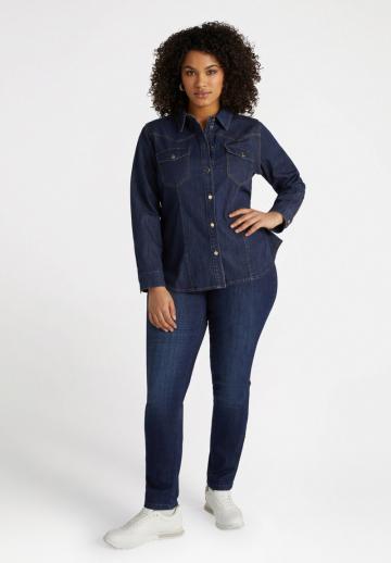 Джинсовая блузка