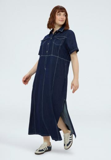 Джинсовое платье