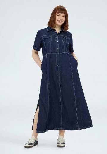 Джинсовое платье