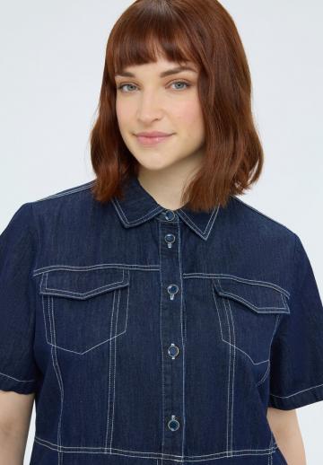 Джинсовое платье