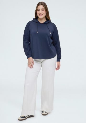 Пуловер с капюшоном