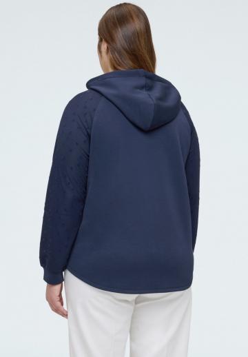 Пуловер с капюшоном