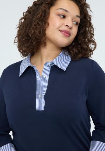 Майка с рукавом три четверти