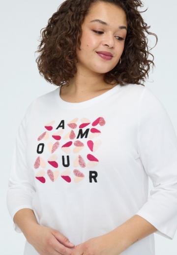 Майка с рукавом три четверти