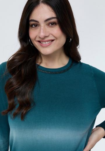 Длинный пуловер