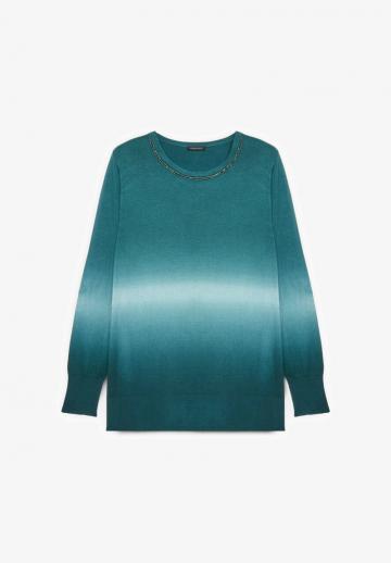 Длинный пуловер