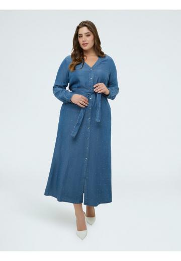 Джинсовое платье