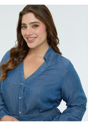 Джинсовое платье