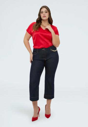 Атласная блузка