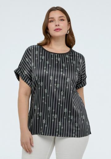 Атласная блузка