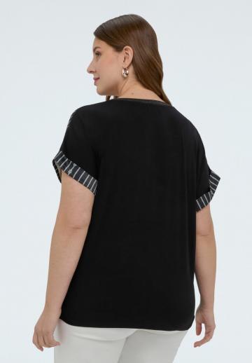 Атласная блузка