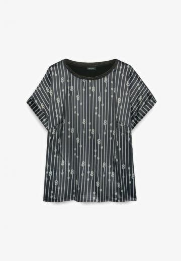 Атласная блузка