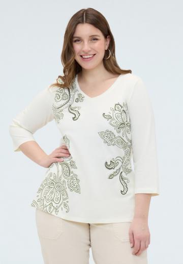 Майка с рукавом три четверти