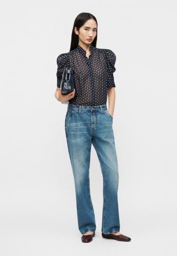 Прямые джинсы