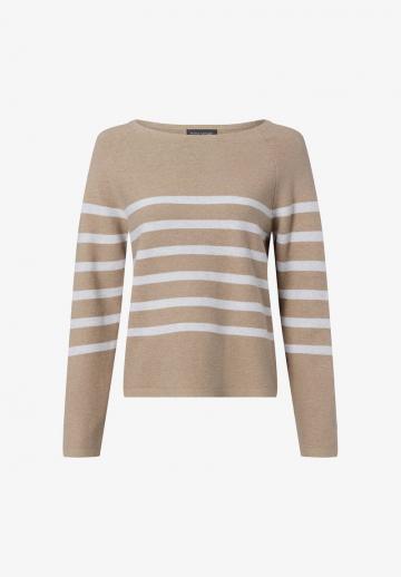 Пуловер в полоску