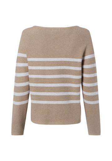 Пуловер в полоску
