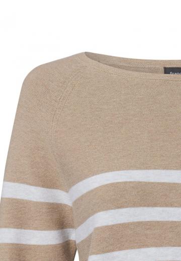 Пуловер в полоску