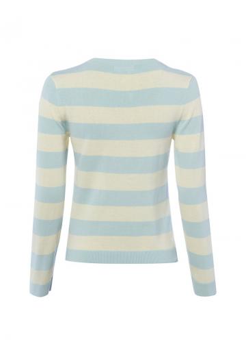 Пуловер в полоску