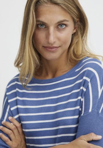 Пуловер с рукавом три четверти