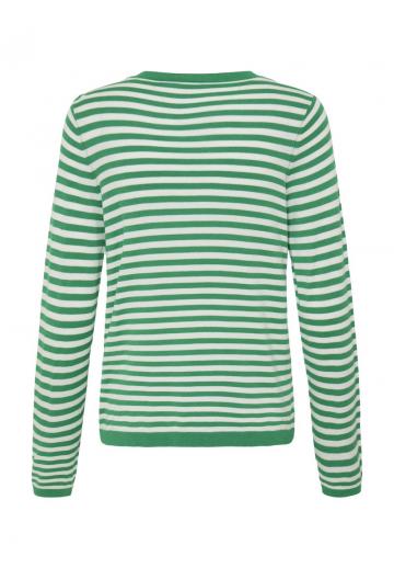 Пуловер в полоску