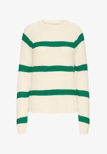 Пуловер в полоску