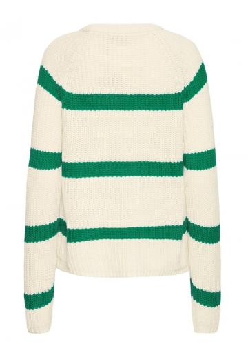 Пуловер в полоску