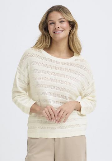 Пуловер с рукавом три четверти