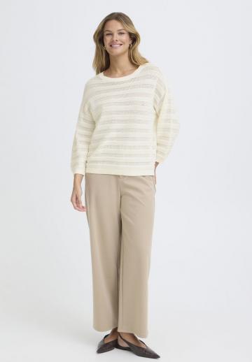 Пуловер с рукавом три четверти