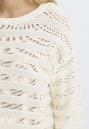 Пуловер с рукавом три четверти