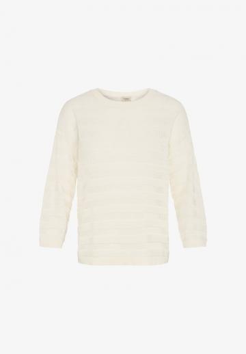 Пуловер с рукавом три четверти