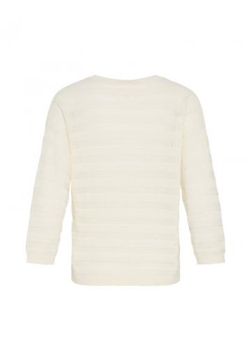 Пуловер с рукавом три четверти