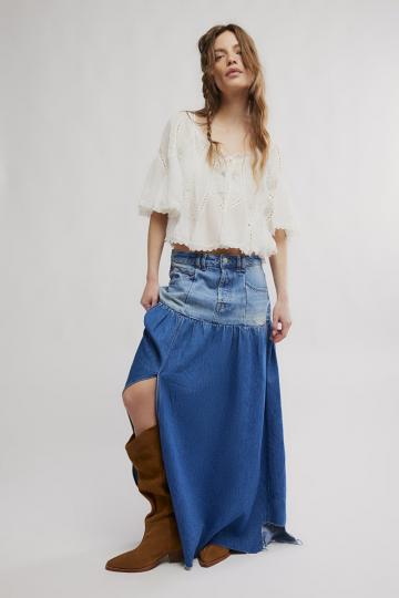 Джинсовая юбка