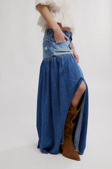 Джинсовая юбка