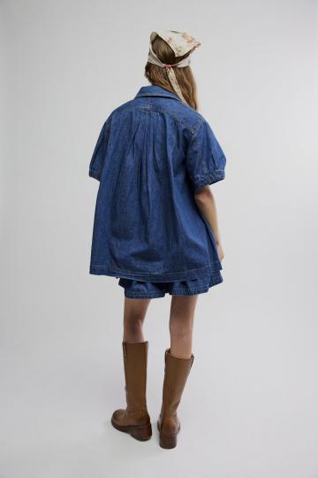 Джинсовая блузка