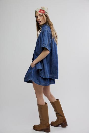 Джинсовая блузка