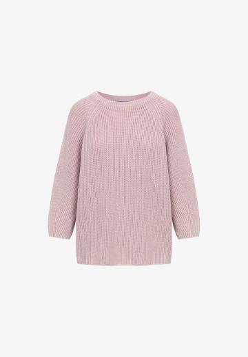 Пуловер с рукавом три четверти