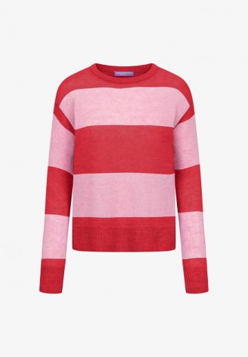 Пуловер в полоску