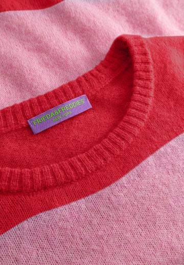 Пуловер в полоску