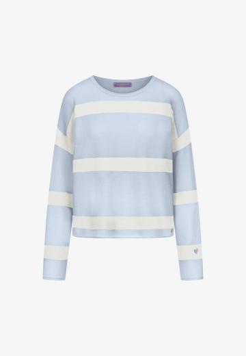 Пуловер в полоску