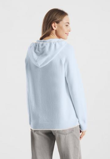 Пуловер с капюшоном