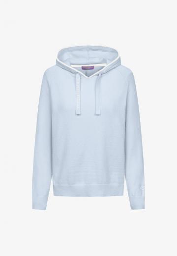 Пуловер с капюшоном